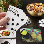 Exotische Tropische Toco Toucan Vogel Speelkaarten (Insitu)