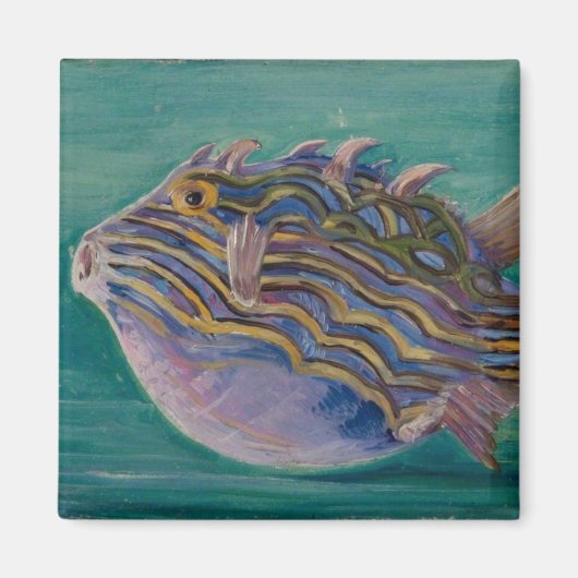 Exotische tropische vis (onderwater) (Marianne Nor Magneet (Voorkant)