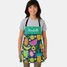 Exotische tropische vruchten Custom Chef Kinderen Schort