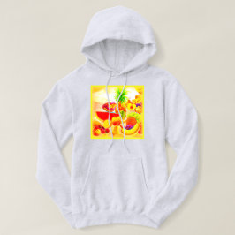 Exotische tropische vruchten schilderen. Bestel nu Hoodie
