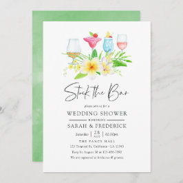 Exotische tropische Waterverf Kaart