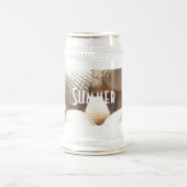 Exotische tropische Zee Shell Summer Beach Bierpul (Center)