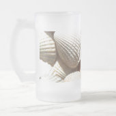 Exotische tropische Zee Shell Summer Beach Matglas Bierpul (Links)
