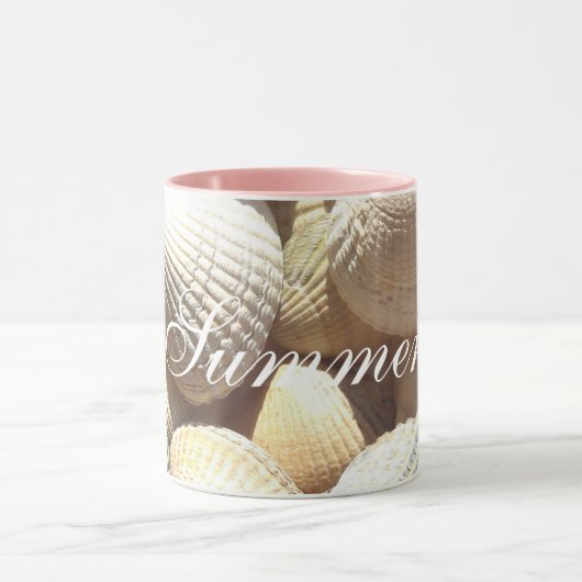 Exotische tropische Zee Shell Summer Beach Mok (Midden)