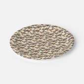 Exotische tropische Zee Shell Summer Beach Papieren Bordje (Gekanteld)