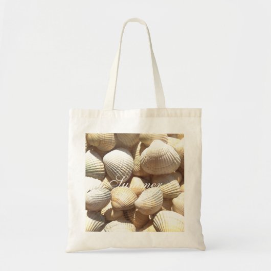 Exotische tropische Zee Shell Summer Beach Tote Bag (Voorkant)