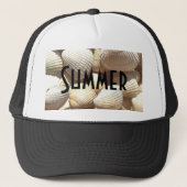 Exotische tropische Zee Shell Summer Beach Trucker Pet (Voorkant)