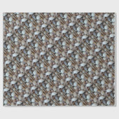 Exotische tropische zomerschalen Fotografie Cadeaupapier (Vlak)