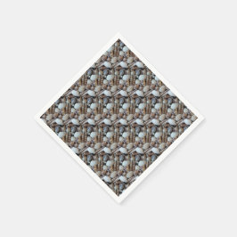 Exotische tropische zomerschalen Fotografie Servetten