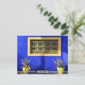 Exotische tuin - Marrakesh Marokko Briefkaart (Staand voorkant)