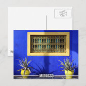 Exotische tuin - Marrakesh Marokko Briefkaart (Voorkant / Achterkant)