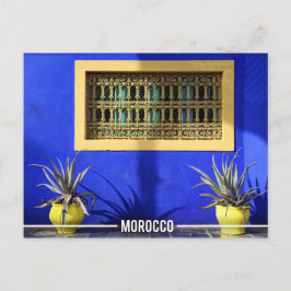 Exotische tuin - Marrakesh Marokko Briefkaart