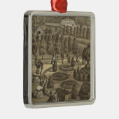 Exotische tuinen en neurseries op New Jersey Metalen Ornament (Rechts)