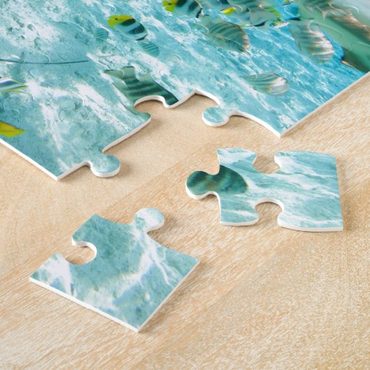 Exotische vakanties legpuzzel (Zijkant)