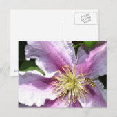 Exotische ventilator met bijen briefkaart (Voorkant / Achterkant)