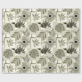 Exotische versiering. cadeaupapier (Vlak)