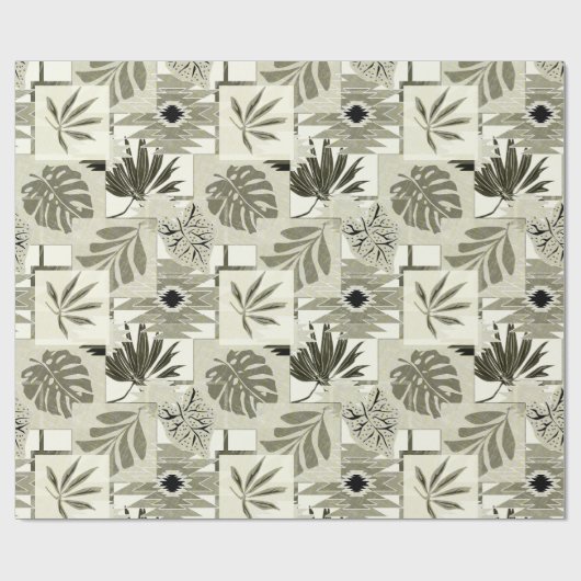 Exotische versiering. cadeaupapier (Vlak)