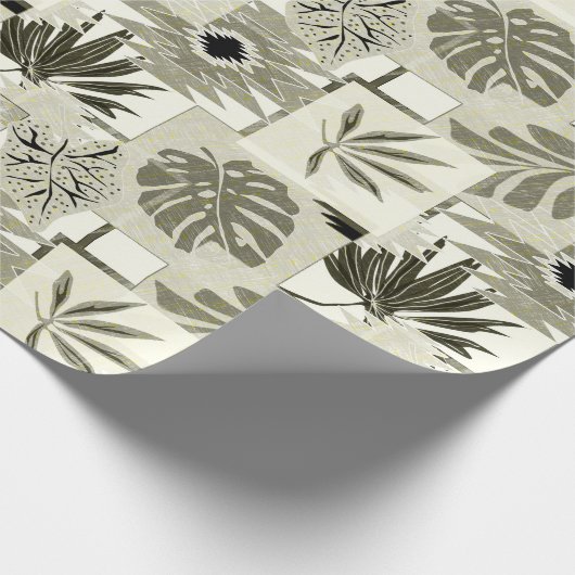 Exotische versiering. cadeaupapier (Hoek)