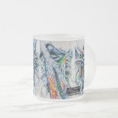 Exotische Verstrikkingen I & II Bomen en Roots op  Matglas Koffiemok (Voorkant rechts)