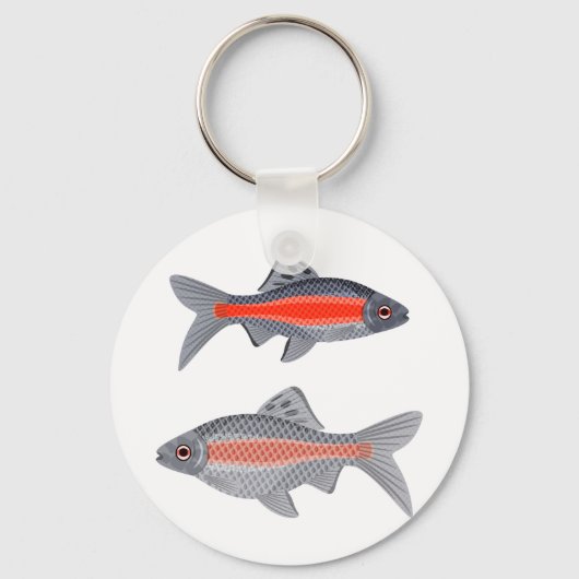 Exotische visSleutelhanger Sleutelhanger (Achterkant)