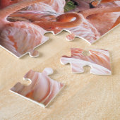 Exotische vlamingos legpuzzel (Zijkant)