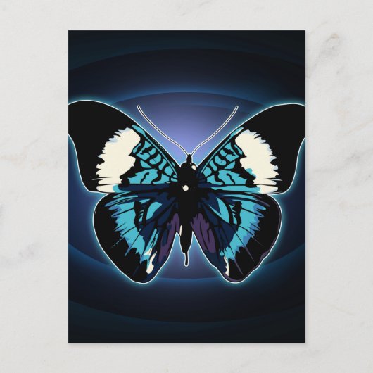 Exotische vlinder briefkaart (Voorkant)