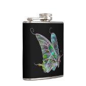 Exotische vlinderfles heupfles (Rechts)