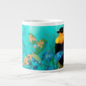 Exotische vogel "LIED OP DE WIND" 20 OZ. Grote Koffiekop (Voorkant)