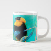 Exotische vogel "LIED OP DE WIND" 20 OZ. Grote Koffiekop (Rechts)