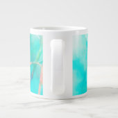 Exotische vogel "SONG ON THE WIND" 20 OZ. Grote Koffiekop (Achterkant)