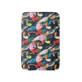 Exotische vogels badmat (Voorkant Verticaal)