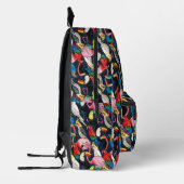 Exotische vogels bedrukte rugzak (Links)