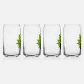 Exotische vogels blikvorm glas (Rechts)