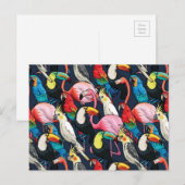 Exotische vogels briefkaart (Voorkant / Achterkant)