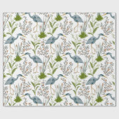 Exotische vogels cadeaupapier (Vlak)