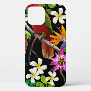 exotische vogels en mooie bloemen Case-Mate iPhone case