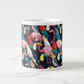 Exotische vogels grote koffiekop (Voorkant)