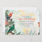 Exotische vogels kaart (Voorkant)