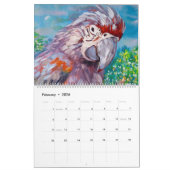 Exotische vogels kalender (Feb 2026)