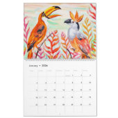 Exotische vogels kalender (Jan 2026)