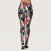 Exotische vogels leggings (Achterkant)