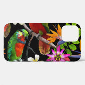 Exotische Vogels Mooie Bloemen Patroon Case-Mate iPhone Case (Achterkant (horizontaal))