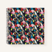 Exotische vogels notitieboek (Voorkant)