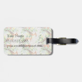 Exotische vogels op hun plaats bagagelabel (Achterkant horizontaal)