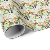 Exotische vogels op hun plaats cadeaupapier (Rol Hoek)