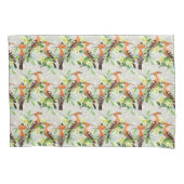 Exotische vogels op hun plaats kussensloop (Voorkant-Links)