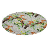 Exotische vogels op hun plaats snijplank (Hoek)