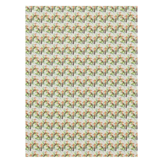 Exotische vogels op hun plaats tafelkleed (Voorkant)