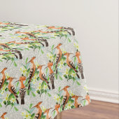 Exotische vogels op hun plaats tafelkleed (Voorbeeld)