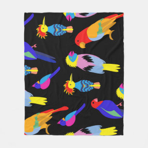 Exotische vogels Paradise Toucan Patroon Fleece Deken